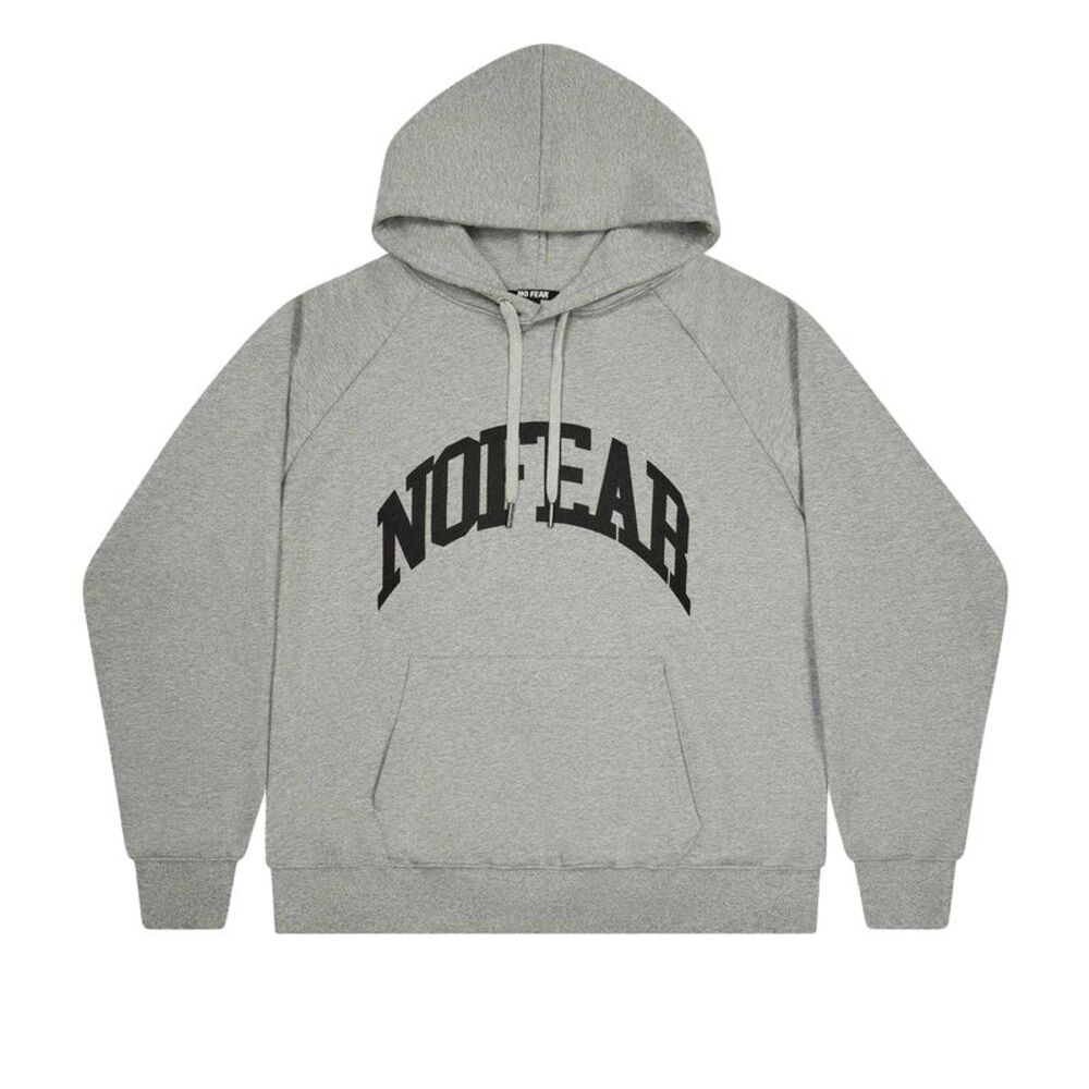 No Fear Mens Cotton Blend  Pullover Hoodie / Grey Marl